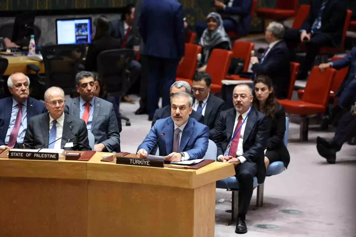 Bakan Fidan’dan BMGK’ya Filistin Çağrısı