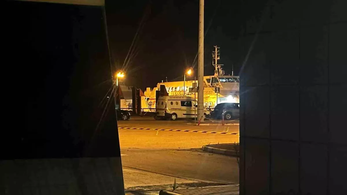 Bursa’da Vapurdaki Tuvalette Ceset Bulundu