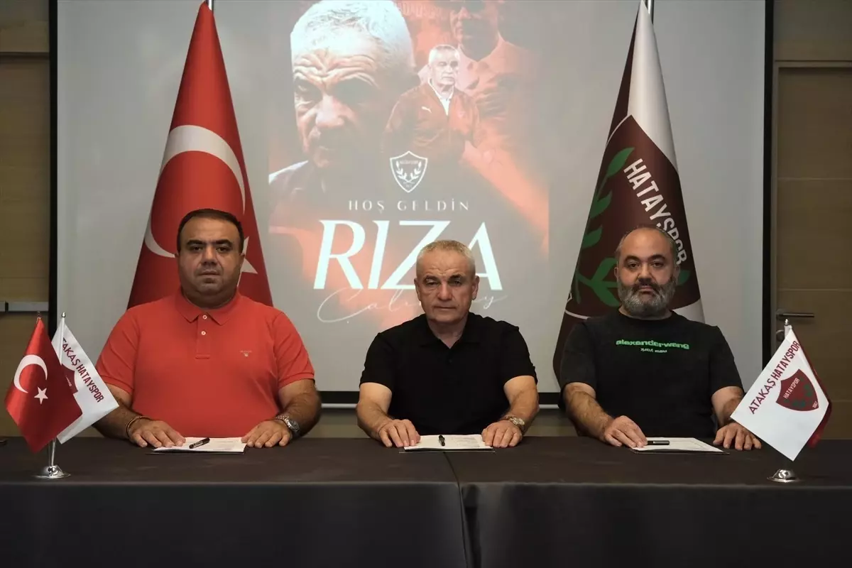 Rıza Çalımbay Hatayspor’un Yeni Teknik Direktörü