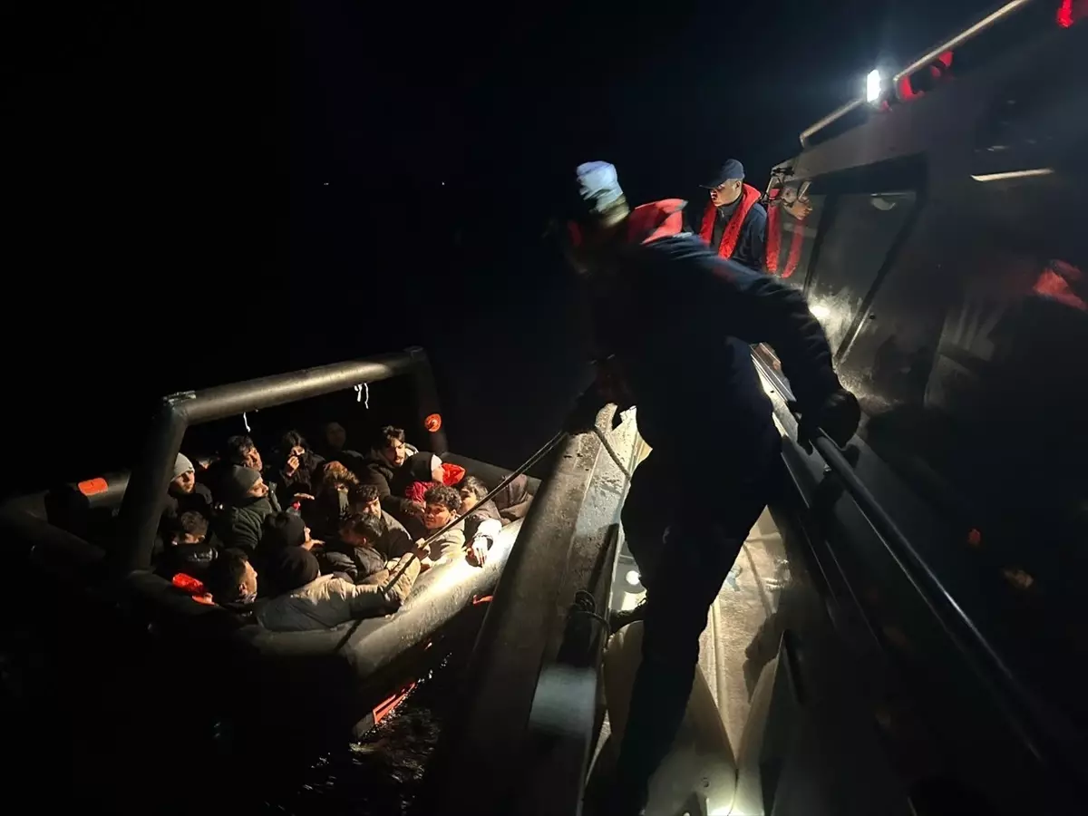 Bodrum’da 21 Düzensiz Göçmen Kurtarıldı