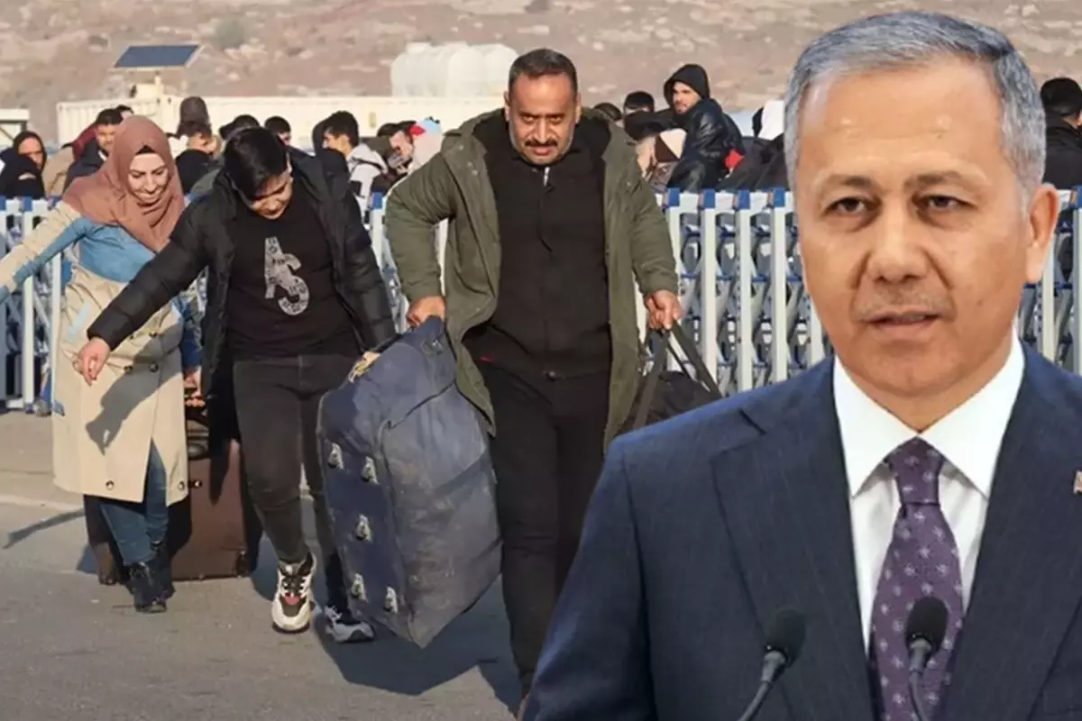 İçişleri Bakanı Yerlikaya’dan Suriyelilerin Dönüşü Hakkında Açıklama
