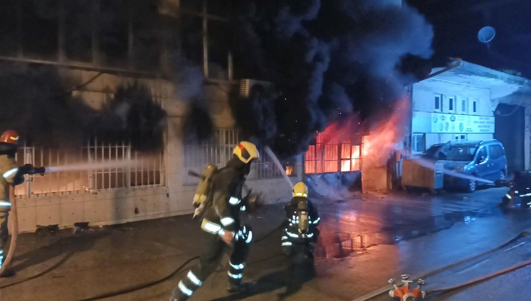 Bursa’da tekstil atölyesinde yangın