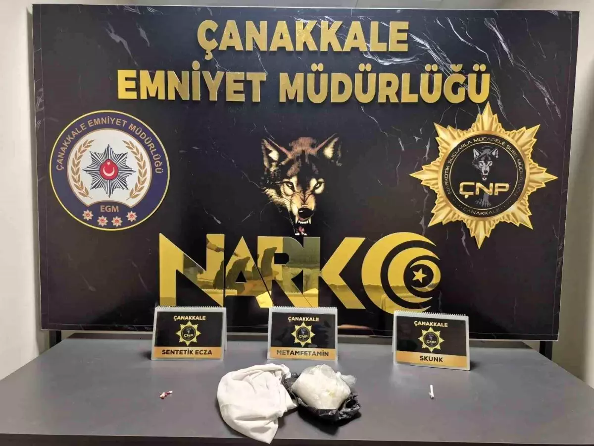 Çanakkale’de Uyuşturucu Operasyonu: 3.5 Milyon TL’lik Ele Geçirildi