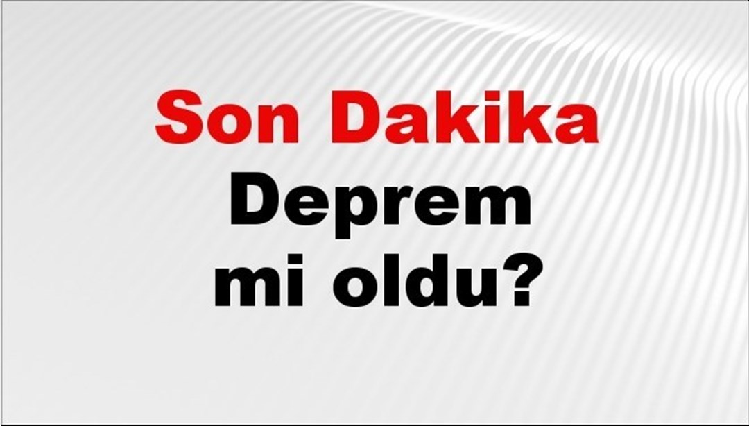 Son dakika Kahramanmaraş’ta deprem mi oldu? Az önce deprem Kahramanmaraş’ta nerede oldu? Kahramanmaraş deprem Kandilli ve AFAD son depremler listesi 16 Nisan 2025